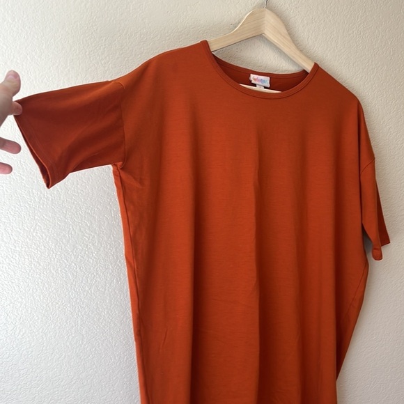 Lularoe Oversized Tee Shirt Orange size Small - Picture 2 of 6